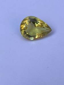 หินควอตซ์เลมอนคุณภาพสูงธรรมชาติ สีเหลือง 7.65 กะรัต พร้อมโลโก้สั่งทำ สำหรับทำเครื่องประดับ จี้ สร้อยข้อมือ ต่างหู - Product Image 2