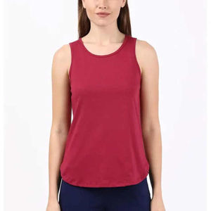 Camisetas sin mangas ajustadas para gimnasio para mujer, camisetas holgadas de entrenamiento para Yoga, venta al por mayor con logotipo personalizado para entrenamiento, Fitness, secado rápido, Yoga, sin mangas, transpirable, OEM - Product Image 1