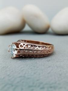 VVS Lab Grown Shape Diamond Custom 14K 18K Gold Solitaire Ring para Aniversario de compromiso-Certificado GIA IGI para fiestas de regalos - Product Image 2