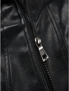 Nouvelle veste en similicuir pour hommes vestes de motard de moto veste en cuir véritable coupe-vent imperméable avec capuche amovible - Product Image 5