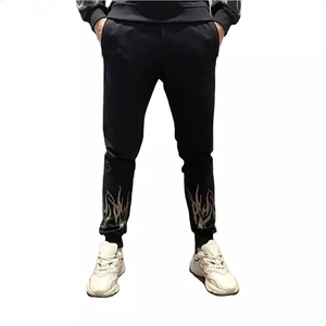 SALAMIN, nuevos deportes de invierno para hombre, ropa de entrenamiento para trotar, chándales con capucha de estilo único, diamantes de imitación, colores invertidos sólidos - Product Image 4