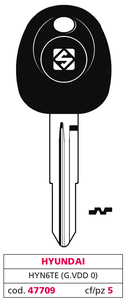 Chiave per Auto Hyn6te (g. Vdd 0) Hyundai - Product Image 1
