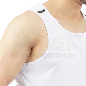 Débardeur Homme Tricoté Uni à Logo Frontal – Coton/Polyester Respirant – Idéal Été – Qualité Supérieure – Prix Bas - Product Image 1