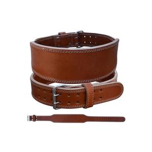 Cinturón de gimnasio de cuero de calidad superior con hebilla ajustable al mejor precio - Product Image 4