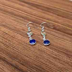 Magnifiquement fait véritable grenat pierre précieuse 925 argent Sterling goutte Designer boucle d'oreille bohème léger poids en gros boucle d'oreille - Product Image 2