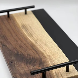 BANDEJA IMPRESA DE MADERA CUTIE DE LA MEJOR CALIDAD TALLADA Forma cuadrada disponible y artesanía de la India mejor muestra Venta caliente - Product Image 1