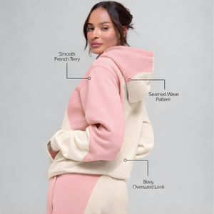 เสื้อฮู้ดดี้โอเวอร์ไซส์ทรงบ็อกซ์ฟิต ยี่ห้อ EHri Wholesale รุ่น Unisex ผ้าฝ้ายเฟรนช์เทอร์รี่ 100% พรีเมียม ล้างสีแบบแอซิดวอช สองสี  บุซับในสำหรับฤดูหนาว หนัก 400 GSM - Product Image 3