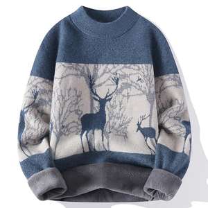 Pull à col roulé pour hommes Pull tricoté élégant Léger Confortable Chaud À la mode Élégant Confortable Chandails pour hommes - Product Image 5