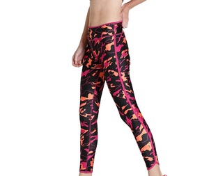 Justaucorps de gymnastique personnalisé pour filles, taille haute, longueur intégrale, en polyester, séchage rapide, écologique, avec ceinture et cordon de serrage - Product Image 2