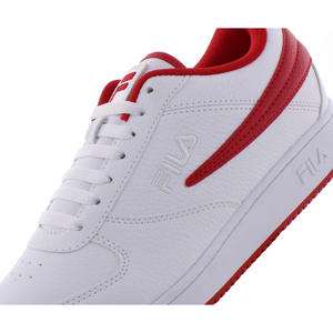 Fila รองเท้าโลฟเฟอร์ผู้ชายต่ำรองเท้าเดินสีขาวระบายอากาศได้ดีมีคุณสมบัติเพิ่มความสูงซับในตาข่ายเทรนด์แฟชั่นสำหรับฤดูใบไม้ผลิ - Product Image 3