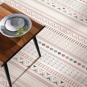 Alfombra Moderna Multicolor Netline Home Depot Zenta ZN003, Acrílico Poliéster, No Desprende Pelusa, Fácil de Limpiar, Duradera, Juego de Acrílico Poliéster - Product Image 4