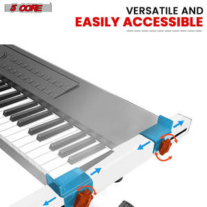 5 Core Keyboard <b>Stand</b> Z Shape Adjustable Foldable Heavy Duty Key Board Piano <b>DJ</b> Controller <b>Stands</b> - Product Image 6