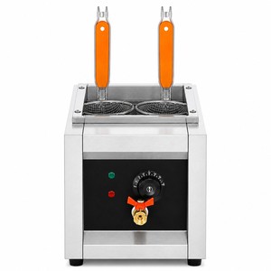 หม้อต้มบะหมี่ไฟฟ้าแบบสองตะกร้า 220V 2kW สำหรับร้านราเมน อุด้ง ครัวร้านอาหาร - Product Image 1