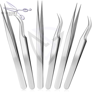 ชุดแหนบขนตาปลอมมีทุกสีพร้อมกล่องหนังสุดหรูชุดปากคีบขนตามธรรมชาติพิมพ์โลโก้ได้ตามต้องการ - Product Image 1