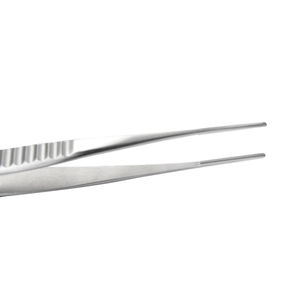 Fórceps de tejido atraumático DeBakey, dientes dentados rectos, instrumentos quirúrgicos dentales de acero inoxidable de 16cm aprobados por CE ISO - Product Image 6