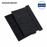 Passe-câble ignifuge UL94-V0 pour brosse de gestion des câbles de rack de serveur Rittal / Schneider