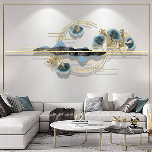 อุปกรณ์ตกแต่งผนังศิลปะทำจากโลหะแบบทันสมัยอุปกรณ์ตกแต่งผนังบ้านหรูหราคุณภาพสูงจากผู้จำหน่ายศิลปะแขวนผนังโลหะ - Product Image 5