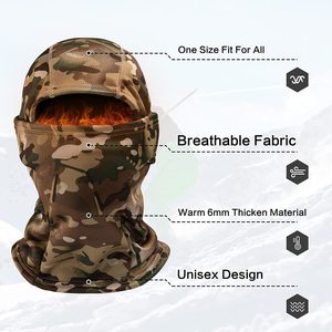 Pasamontañas con impresión de logotipo personalizado de alta calidad, máscara de esquí de cara completa, diseño a prueba de viento, nueva máscara facial para motocicleta, cubierta a prueba de viento - Product Image 2