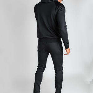 Sweat à capuche en polaire Tech personnalisé à séchage rapide cordon de serrage Double couche élastique 100% fibre de polyester fermeture éclair à capuche hommes - Product Image 4