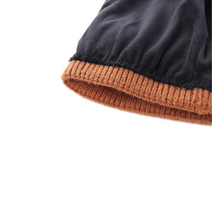 Bonnet unisexe de couleur unie garder au chaud mode nouveau chapeau d'hiver Hip Hop bonnets en tricot doux avec logo personnalisé - Product Image 5