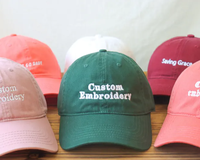 Casquette de baseball unisexe printemps-automne pour l'extérieur, casquette de voyage profonde à visière courbée avec broderie alphabétique, vente en gros VN INJAE VINA