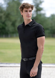 Chemise à manches courtes pour hommes professionnels équitation, couche de base légère, respirante, extensible, vêtements d'équitation, chemises, service OEM - Product Image 6