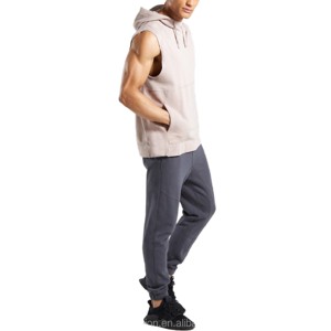 New Arrival Custom Men's 100% Cotton New Cheap Sweaters Men <b>Hoodie</b> Blank Pink <b>Sleeveless</b> <b>Hoodie</b> Custom Clothing <b>Hoodie</b> - Product Image 3