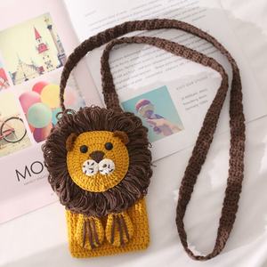 Creative Hand-Made Crocheted Other Mobile <b>Phone</b> Bag Small Animal Pattern Fashionable Accessory for Women Cute Girls EFANBEANIE - Product Image 3