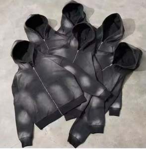 Chándal de lavado ácido de calidad Superior para hombre, hecho en fábrica, precio razonable, chándal de algodón para correr para hombre - Product Image 6