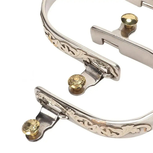 Éperons d'équitation de première classe pour bottes de cowboy, en acier inoxydable, personnalisation acceptée, produits équestres personnalisés - Product Image 2