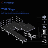 Scène mobile pour événements intérieurs et extérieurs structures en aluminium portables plate-forme de scène scène de mariage scène de concert mobile