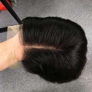 Cabello humano mujeres venta al por mayor brasileño virgen pelo encaje frente peluca para negro transparente DHL VIP - Product Image 5