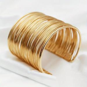 Chất Lượng Hàng Đầu Tốt Nhất Hoàn Thiện Brass Cuff <span class=keywords><strong>Bangle</strong></span> <span class=keywords><strong>Set</strong></span> Tùy Chỉnh Bán Buôn Thiết Kế Lạ Mắt Tốt Nhất Bán Lady <span class=keywords><strong>Bangle</strong></span> - Product Image 6
