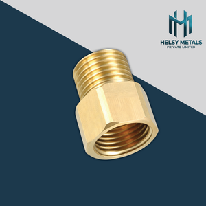 Adaptateur hexagonal en laiton durable, mâle vers femelle, connecteur fileté, usinage de précision, raccord d'extension de tuyau pour le contrôle des fluides - Product Image 3