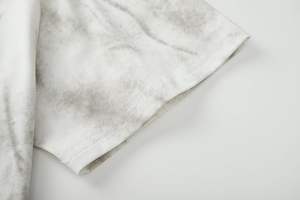 T-shirts pour hommes à col rond, en tissu toile, à manches courtes, style vintage, style incurvé, longueur allongée, coupe régulière, 100% coton - Product Image 4