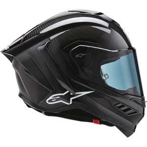 Casco Auténtico Alpinestars Supertech R10 Negro Carbón - Product Image 1