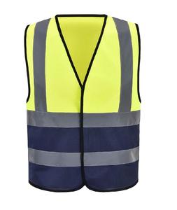 Gilet de sécurité réfléchissant haute visibilité unisexe Orange fluo et jaune - Product Image 1