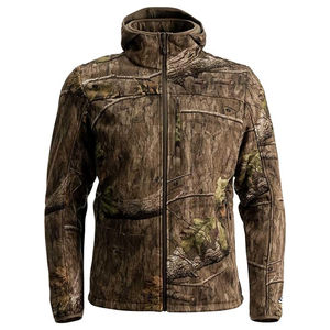 Hunting <b>Jacket</b> Winter Season Used <b>Men's</b> Casual Zipper Coated Canvas Leather Hunting <b>Jacket</b> Slim <b>Long</b> Sleeve Breathable Fashion - Product Image 1