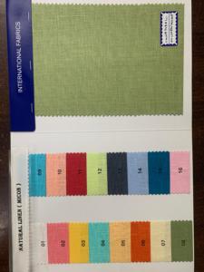 Tissu en lin naturel de qualité d'exportation, largeur 58, mélange polyester/coton pour la confection de robes pour hommes et femmes - Product Image 5