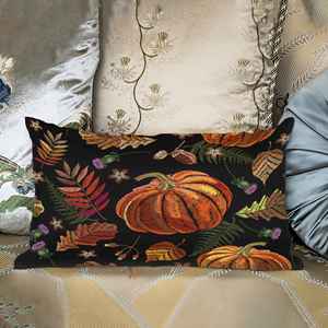 Almohada con Estampado de Calabaza - Decoración de Halloween, Regalo Personalizado Adorable, Detalle Acogedor, 8"x8" - 20x20 cm - Product Image 2