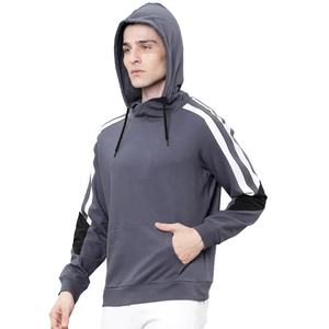 Sweat à capuche en coton biologique surdimensionné pour hommes de haute qualité personnalisé Streetwear Basics sweat à capuche col imprimé vente en gros hiver - Product Image 1