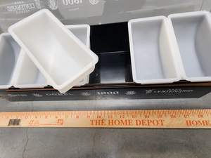 Cuervo 1800 Dobel Centanario Tequila Guarnición Caddy Acero Negro condimento - Product Image 4