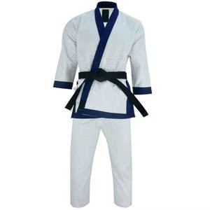 Uniforme de karaté à manches longues personnalisé de haute qualité Kimono de Jiu Jitsu Uniforme de karaté d'arts martiaux de bonne qualité Vente en gros - Product Image 1