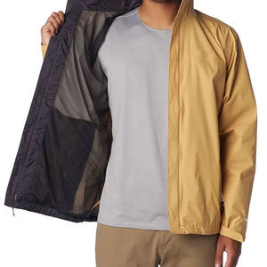 Veste de pluie respirante pour hommes de la meilleure qualité col montant grande taille saison d'hiver confortable et quantité en vrac prix de gros - Product Image 1