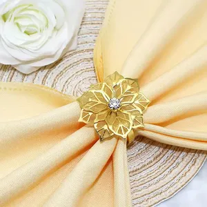 Anneaux de serviette élégants pour chaque occasion Rehaussez votre décor de table parfait pour les mariages, les vacances et l'utilisation quotidienne - Product Image 1
