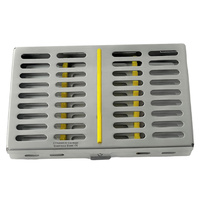 Boîte de support de cassettes de stérilisation pour autoclave chirurgical dentaire allemand de qualité supérieure pour 10 instruments, cassettes de stérilisation