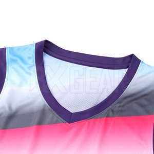 Uniforme de voleibol de alta calidad hecho de tela de poliéster transpirable con color y logotipo personalizables disponibles - Product Image 5