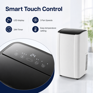 Unidad de <span class=keywords><strong>Aire</strong></span> <span class=keywords><strong>Acondicionado</strong></span> Portátil de 10000 BTU de Eficiencia Energética con Refrigeración y Calefacción R290 para Habitaciones Domésticas - Product Image 5