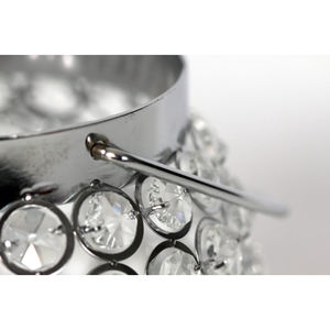 Mini soporte de luz en T de cristal, vajilla de Metal de forma redonda, soporte votivo decorativo para restaurante, soporte votivo de la más alta calidad - Product Image 4