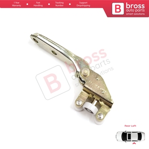 BDP27 Left Side Rear Sliding Door Middle <b>Roller</b> Guide Hinge for Transporter T4 Caravelle Multivan 1990-2003 701843335A - Product Image 3